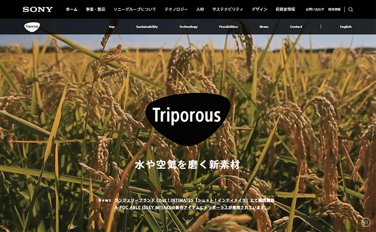  Triporous™（トリポーラス）