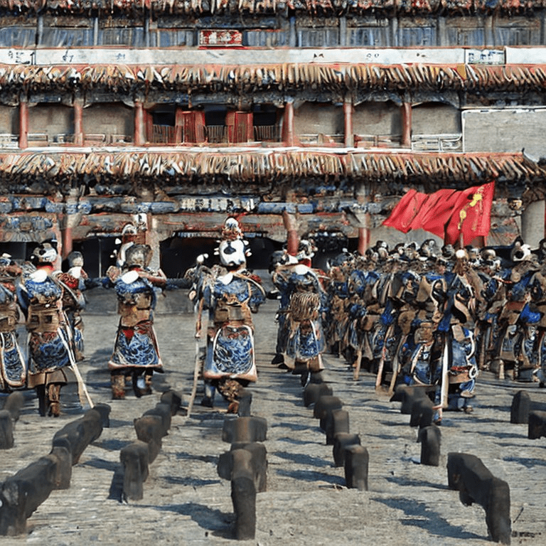 AIによる戦争の画像生成イメージ